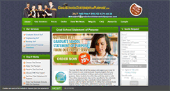 Desktop Screenshot of gradschoolstatementofpurpose.com